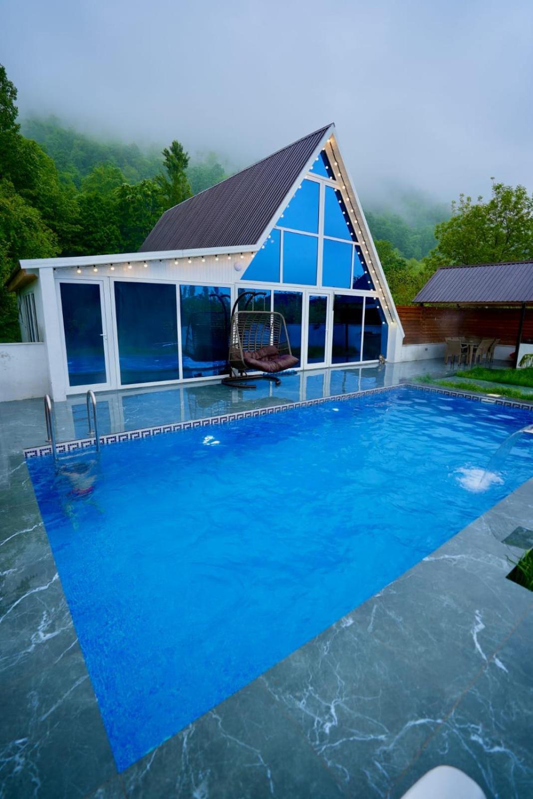 3Gozel Aframe Villa Qəbələ Zewnętrze zdjęcie